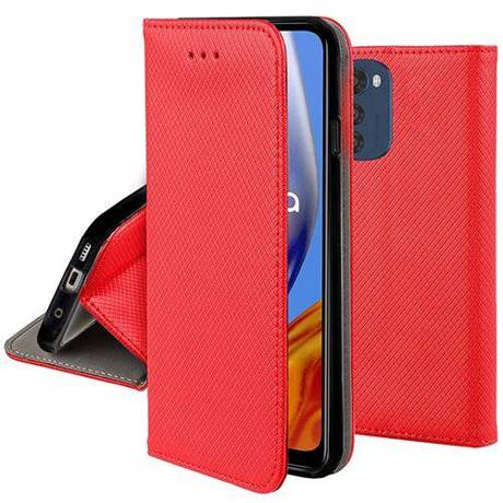 Etui do Motorola Moto E32 / E32s SMART MAGNET CASE + SZKŁO HARTOWANE