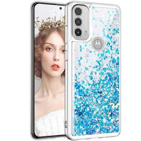 Etui do Motorola Moto E40 BROKAT LIQUID CASE + SZKŁO HARTOWANE