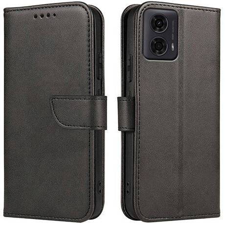 Etui do Motorola Moto G04 / G24 / G24 Power SKÓRZANE SKIN + SZKŁO HARTOWANE