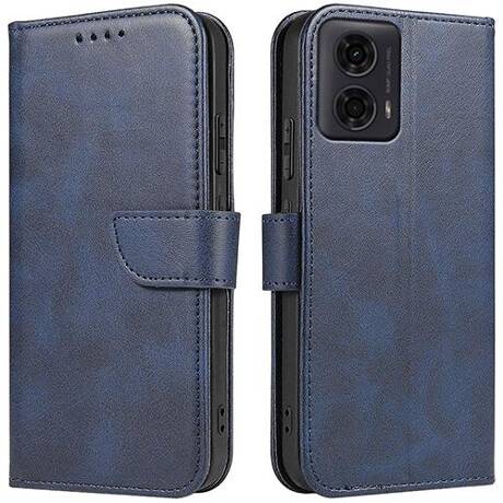 Etui do Motorola Moto G04 / G24 / G24 Power SKÓRZANE SKIN + SZKŁO HARTOWANE