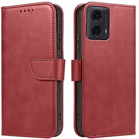 Etui do Motorola Moto G04 / G24 / G24 Power SKÓRZANE SKIN + SZKŁO HARTOWANE