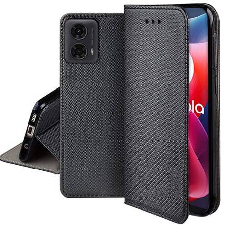 Etui do Motorola Moto G04 / G24 / G24 Power SMART MAGNET CASE + SZKŁO HARTOWANE