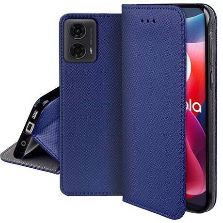 Etui do Motorola Moto G04 / G24 / G24 Power SMART MAGNET CASE + SZKŁO HARTOWANE