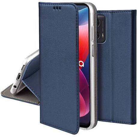 Etui do Motorola Moto G04 / G24 / G24 Power skórzane magnetyczne z klapką + SZKŁO HARTOWANE