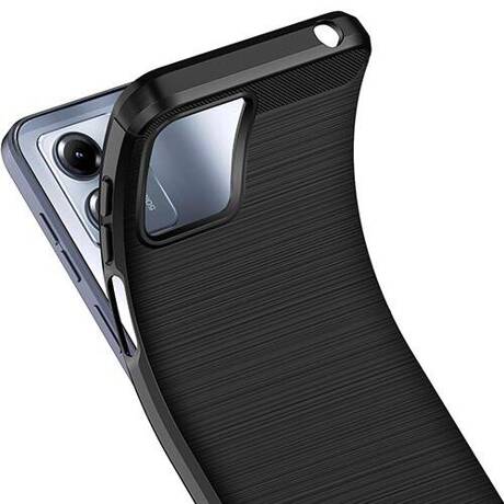 Etui do Motorola Moto G14 KARBON CASE pancerne + SZKŁO