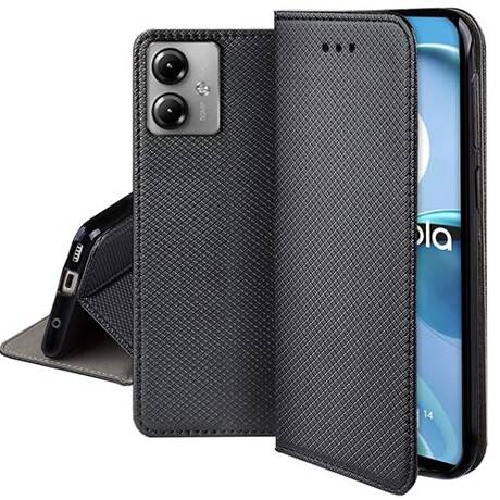 Etui do Motorola Moto G14 SMART MAGNET CASE + SZKŁO HARTOWANE