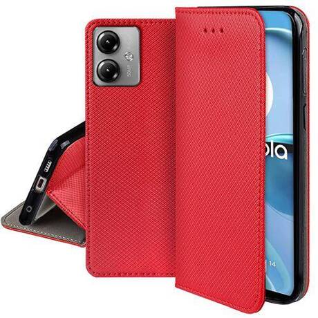 Etui do Motorola Moto G14 SMART MAGNET CASE + SZKŁO HARTOWANE