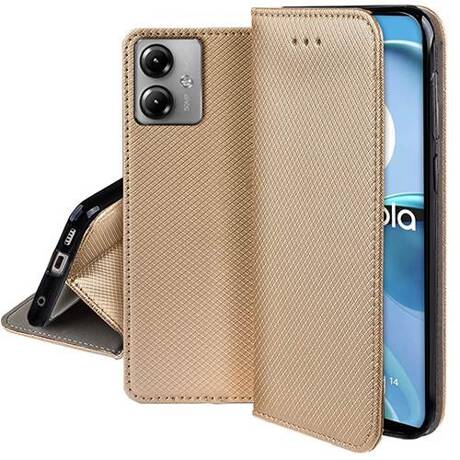 Etui do Motorola Moto G14 SMART MAGNET CASE + SZKŁO HARTOWANE