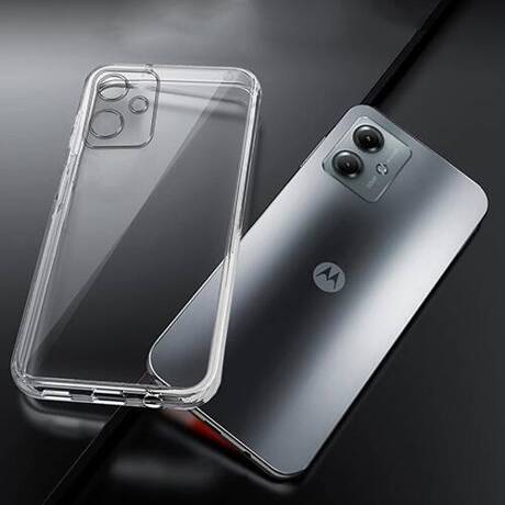 Etui do Motorola Moto G14 WZMACNIANE 360° CLEAR CASE + SZKŁO HARTOWANE