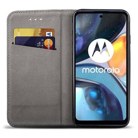 Etui do Motorola Moto G22 SMART MAGNET CASE + SZKŁO HARTOWANE