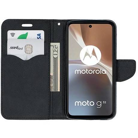 Etui do Motorola Moto G32 Portfel Case + SZKŁO HARTOWANE