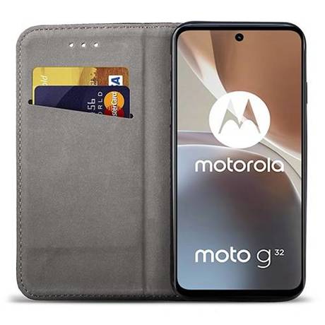 Etui do Motorola Moto G32 SMART MAGNET CASE + SZKŁO HARTOWANE