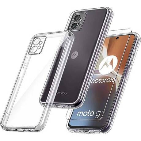 Etui do Motorola Moto G32 WZMACNIANE 360° CASE + SZKŁO HARTOWANE