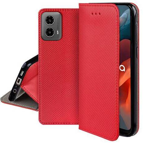 Etui do Motorola Moto G34 5G SMART MAGNET CASE + SZKŁO HARTOWANE