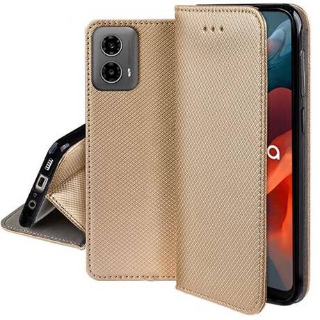 Etui do Motorola Moto G34 5G SMART MAGNET CASE + SZKŁO HARTOWANE