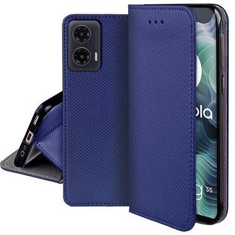 Etui do Motorola Moto G35 5G SMART MAGNET CASE + SZKŁO HARTOWANE