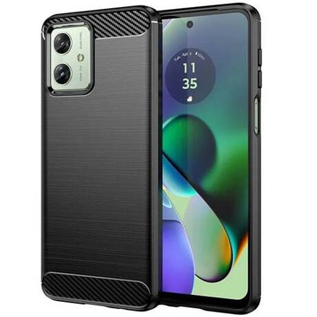 Etui do Motorola Moto G54 5G / G54 5G Power Edition  KARBON CASE pancerne + SZKŁO