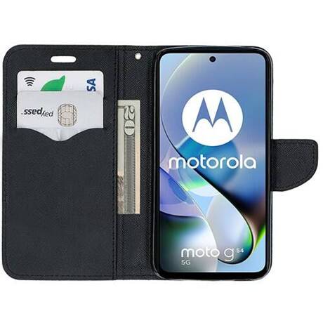 Etui do Motorola Moto G54 5G Power Portfel Case + SZKŁO HARTOWANE