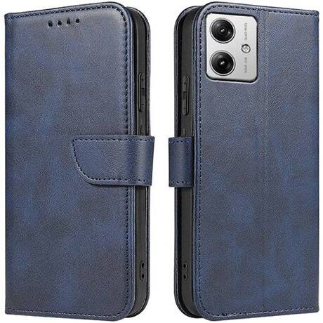 Etui do Motorola Moto G54 5G SKÓRZANE SKIN Portfel Case + SZKŁO HARTOWANE