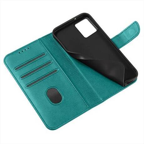 Etui do Motorola Moto G54 5G SKÓRZANE SKIN Portfel Case + SZKŁO HARTOWANE