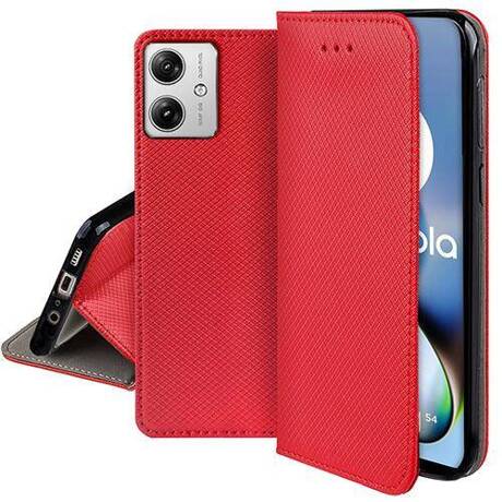 Etui do Motorola Moto G54 5G SMART MAGNET CASE + SZKŁO HARTOWANE