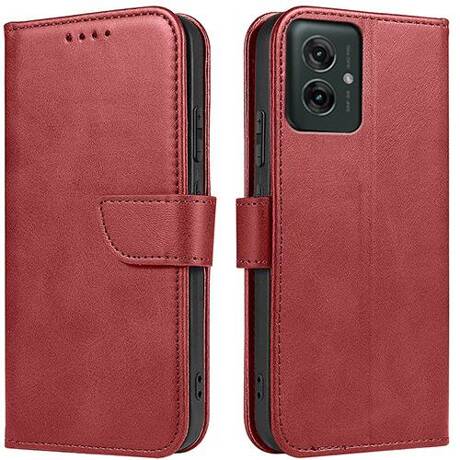 Etui do Motorola Moto G55 5G SKÓRZANE SKIN + SZKŁO HARTOWANE