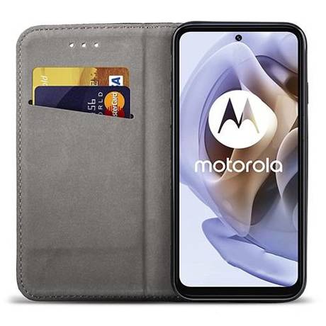 Etui do Motorola Moto G71 5G SMART MAGNET CASE + SZKŁO HARTOWANE