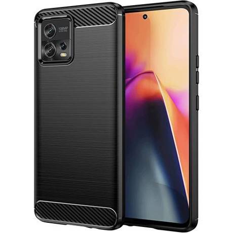 Etui do Motorola Moto G72 KARBON CASE pancerne + SZKŁO