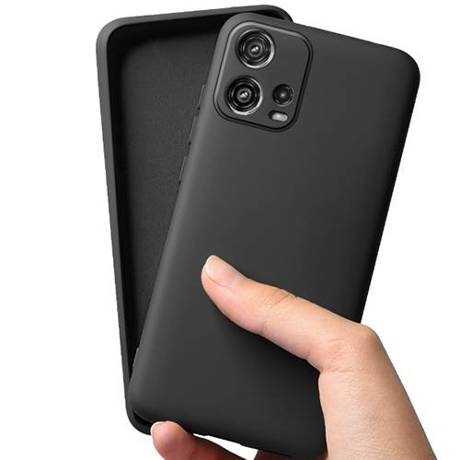 Etui do Motorola Moto G72 SILICONE CASE + SZKŁO