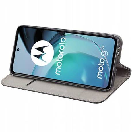 Etui do Motorola Moto G72 SMART MAGNET CASE + SZKŁO HARTOWANE