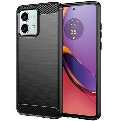 Etui do Motorola Moto G84 5G KARBON CASE pancerne + SZKŁO