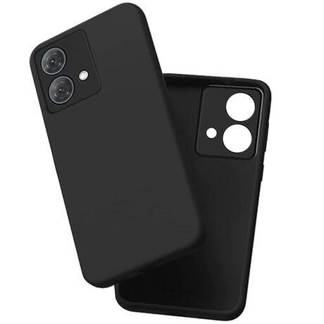 Etui do Motorola Moto G84 5G SILICONE CASE + SZKŁO