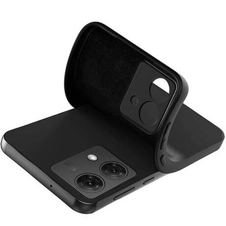 Etui do Motorola Moto G84 5G SILICONE CASE + SZKŁO