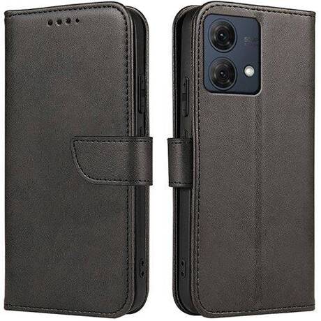 Etui do Motorola Moto G84 5G SKÓRZANE SKIN + SZKŁO HARTOWANE