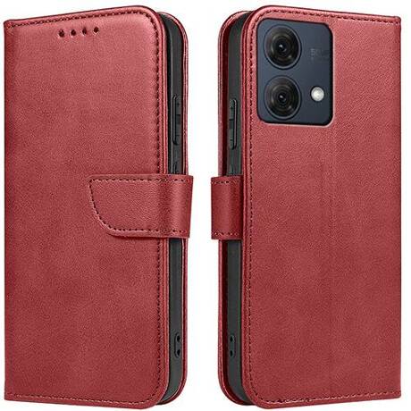 Etui do Motorola Moto G84 5G SKÓRZANE SKIN + SZKŁO HARTOWANE