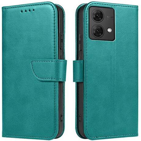 Etui do Motorola Moto G84 5G SKÓRZANE SKIN + SZKŁO HARTOWANE