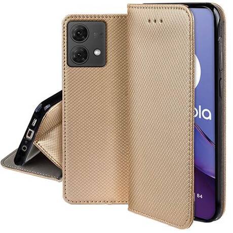 Etui do Motorola Moto G84 5G SMART MAGNET CASE + SZKŁO HARTOWANE