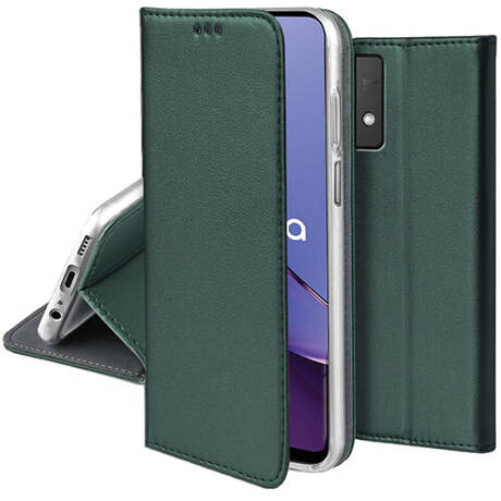 Etui do Motorola Moto G84 5G skórzane magnetyczne z klapką + SZKŁO HARTOWANE