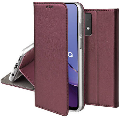 Etui do Motorola Moto G84 5G skórzane magnetyczne z klapką + SZKŁO HARTOWANE