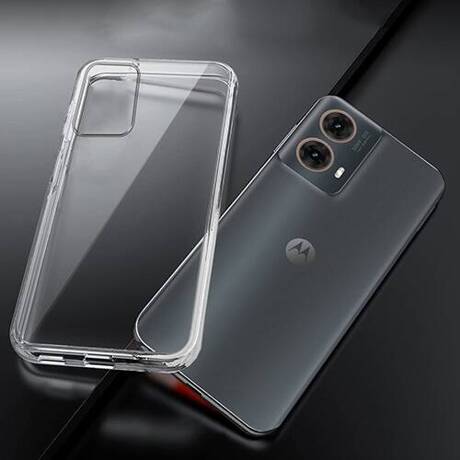 Etui do Motorola Moto G85 5G WZMACNIANE 360° CLEAR CASE