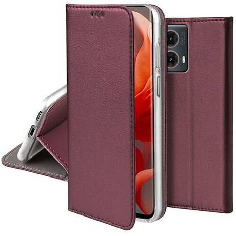 Etui do Motorola Moto G85 5G skórzane magnetyczne z klapką