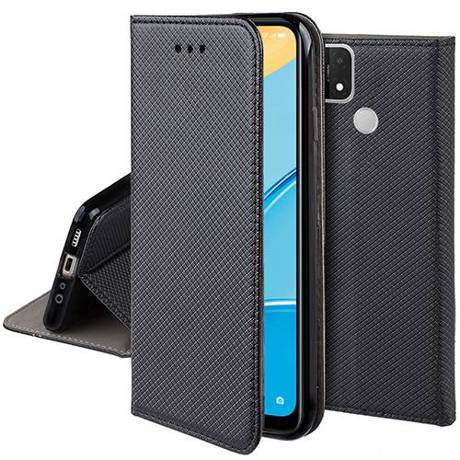 Etui do Oppo A15 / A15s SMART MAGNET CASE + SZKŁO HARTOWANE