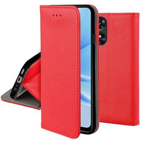 Etui do Oppo A17 SMART MAGNET CASE + SZKŁO HARTOWANE