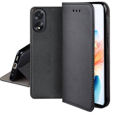 Etui do Oppo A18 / A38 4G SMART MAGNET CASE + SZKŁO HARTOWANE