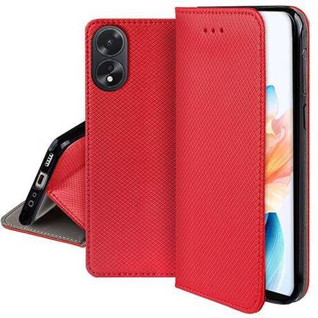 Etui do Oppo A18 / A38 4G SMART MAGNET CASE + SZKŁO HARTOWANE