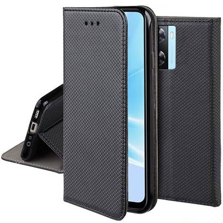 Etui do Oppo A57 4G / A57s SMART MAGNET CASE + SZKŁO HARTOWANE