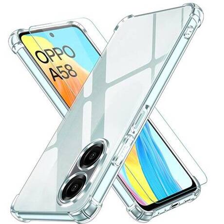 Etui do Oppo A58 4G ANTI SHOCK CASE + SZKŁO HARTOWANE