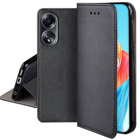 Etui do Oppo A58 4G SMART MAGNET CASE + SZKŁO HARTOWANE SZYBKA