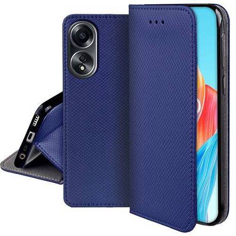 Etui do Oppo A58 4G SMART MAGNET CASE + SZKŁO HARTOWANE SZYBKA