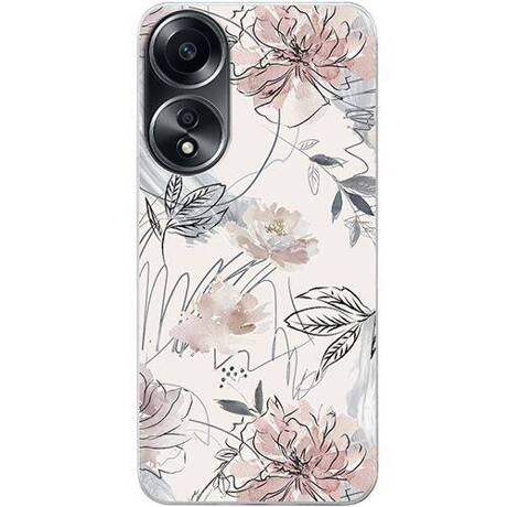 Etui do Oppo A58 4G wzory CASE + SZKŁO